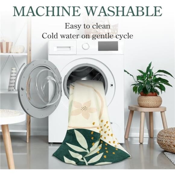 Green Hallway Runner Rug -2x6 Washable Kitchen Runner Rug Boho Non-Slip Low-Plie - Picture 3 of 7